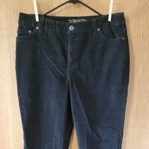 St John's Bay corduroy pants boot cut size 10